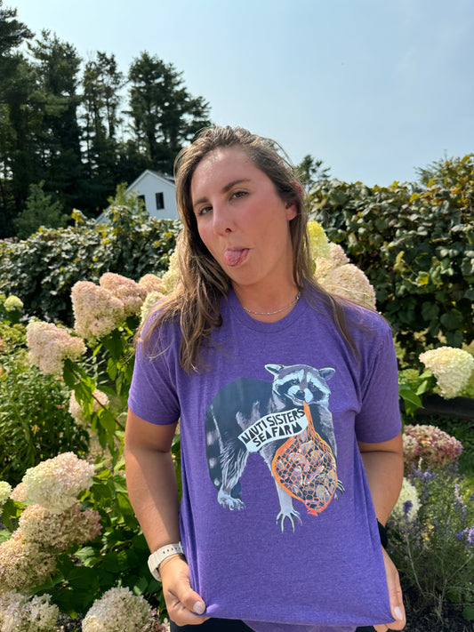 Purple Flyn Racoon T!