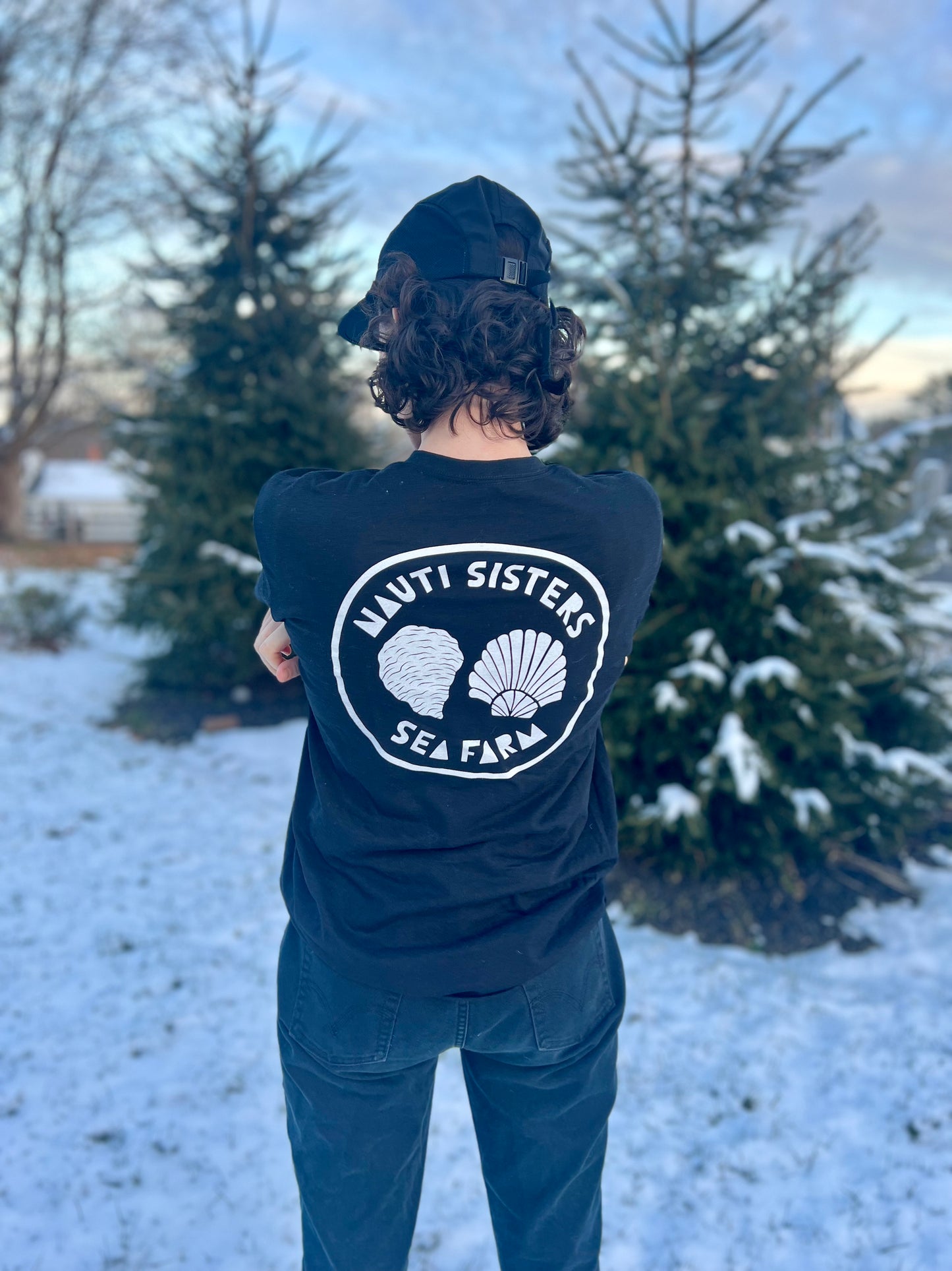 Black NAUTI T-shirt