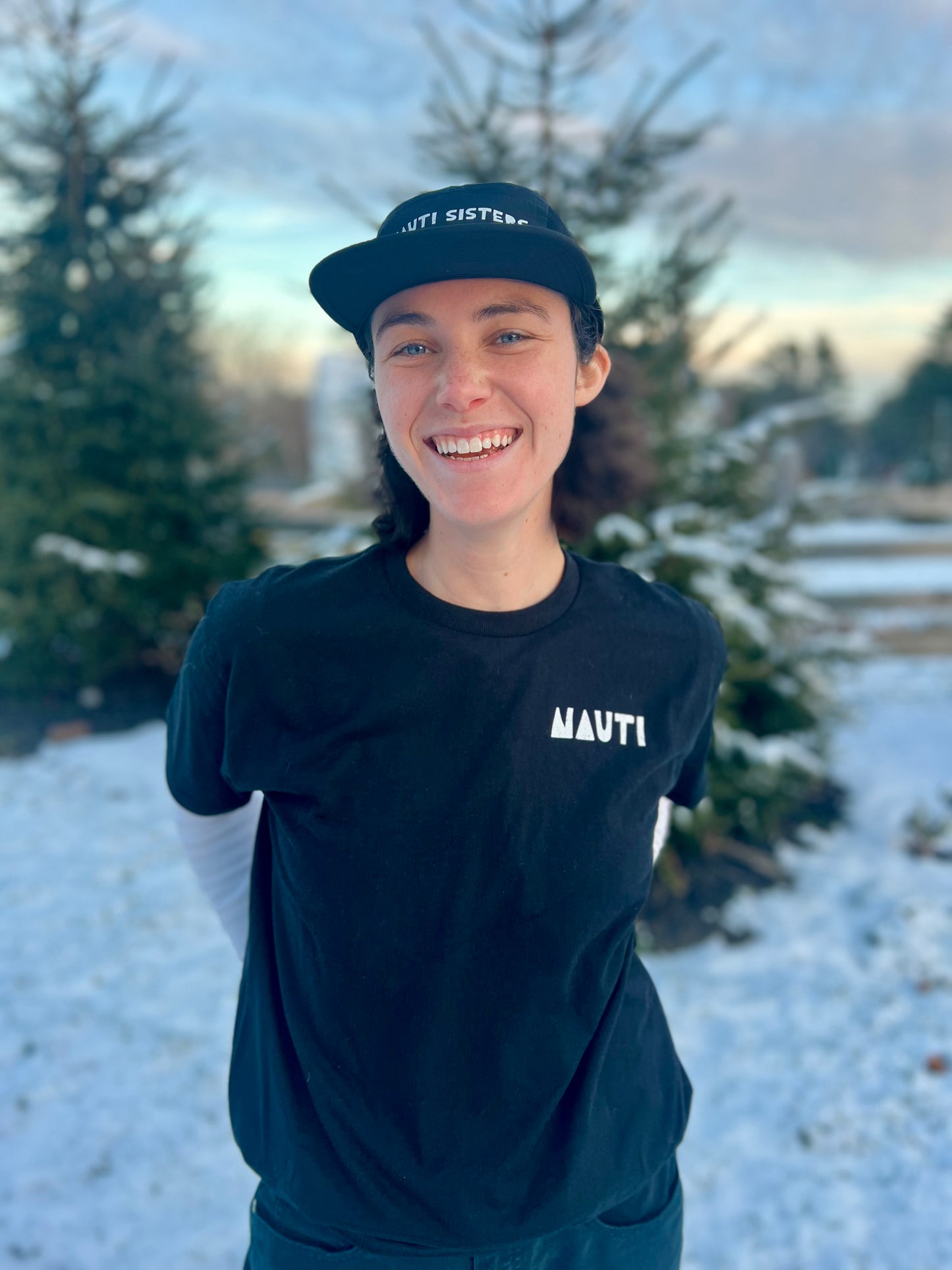 Black NAUTI T-shirt
